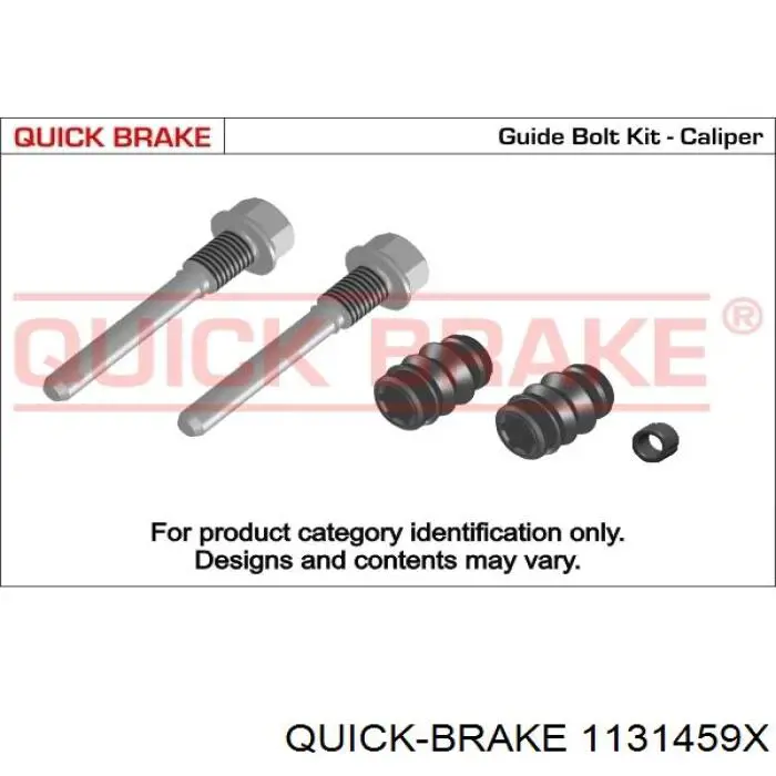 1131459X Quick Brake kit de reparação de suporte do freio dianteiro