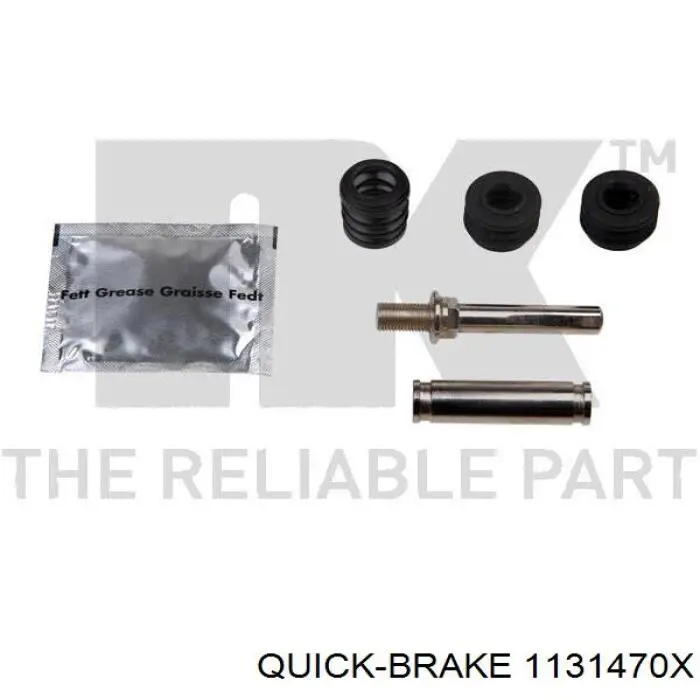 1131470X Quick Brake kit de reparação de suporte do freio dianteiro