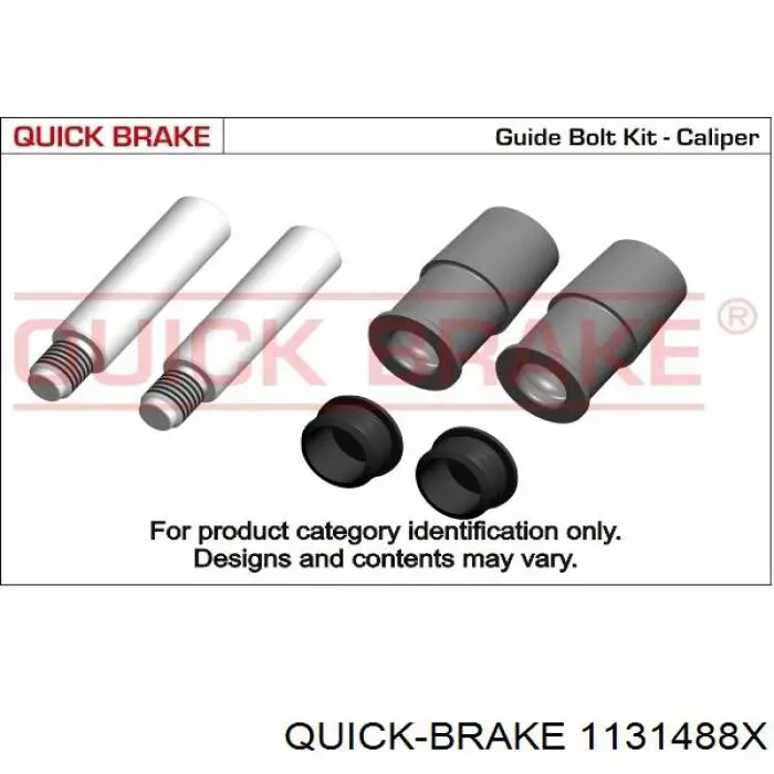 113-1488X Quick Brake kit de reparação de suporte do freio dianteiro