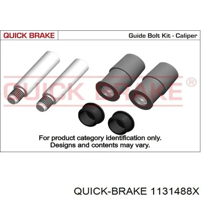 Ремкомплект переднего суппорта 1131488X Quick Brake