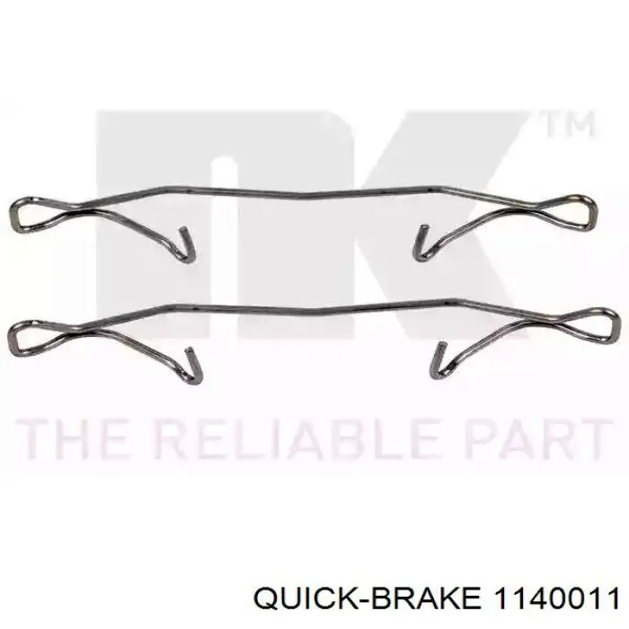 Купить 1140011 Quick Brake Ремкомплект переднего суппорта