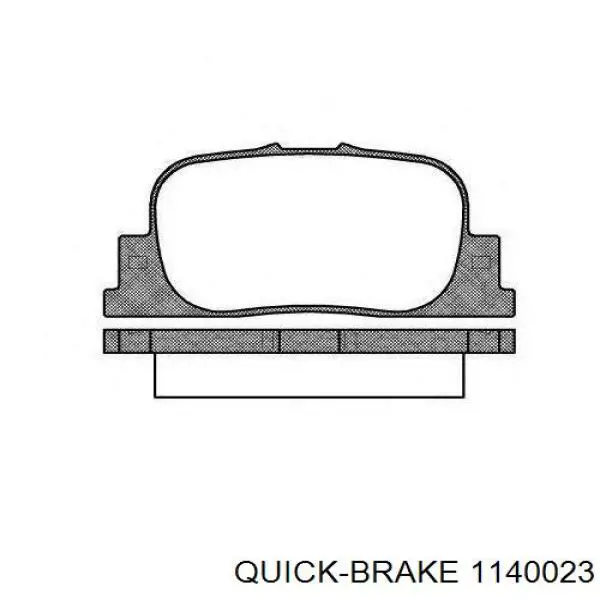 Ремкомплект тормозной системы Quick Brake 1140023 цена, от 5.05 USD