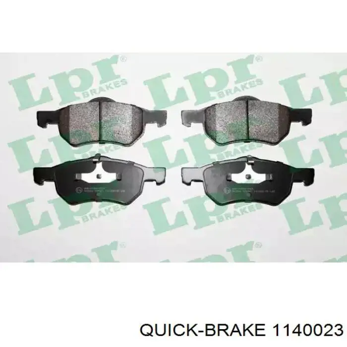 Ремкомплект переднего суппорта 1140023 Quick Brake