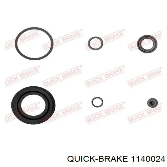114-0024 Quick Brake kit de reparação de suporte do freio traseiro