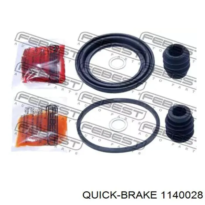 114-0028 Quick Brake kit de reparação de suporte do freio dianteiro