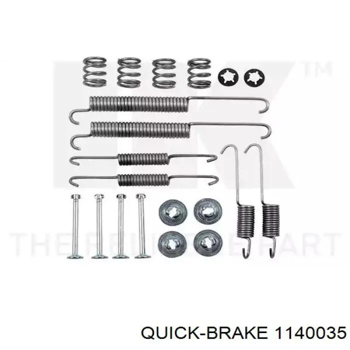 Ремкомплект тормозной системы Quick Brake 1140035 цена, от 2.29 USD