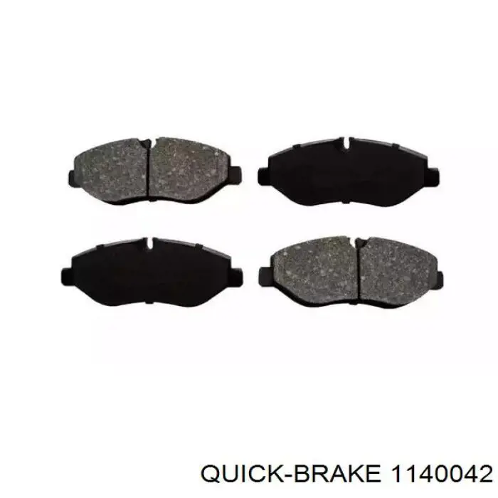 Ремкомплект переднего суппорта 1140042 Quick Brake
