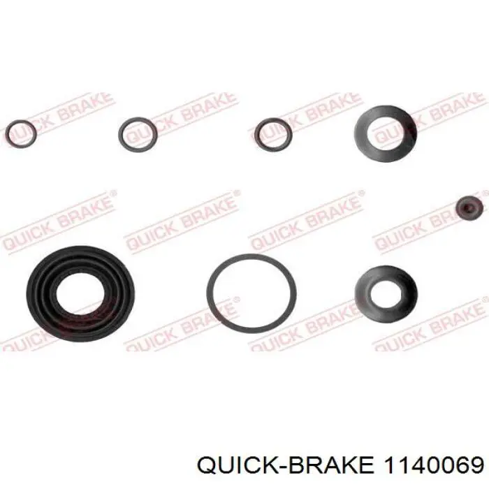 114-0069 Quick Brake kit de reparação de suporte do freio traseiro