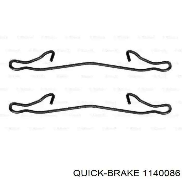 Ремкомплект тормозного суппорта переднего Quick Brake 1140086