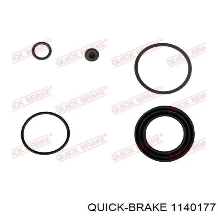 114-0177 Quick Brake kit de reparação de suporte do freio traseiro