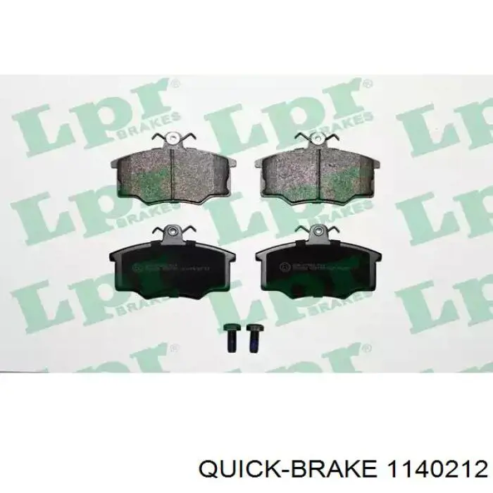 Ремкомплект тормозной системы Quick Brake 1140212 цена, от 5.64 USD