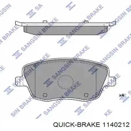 Купить 1140212 Quick Brake Ремкомплект переднего суппорта