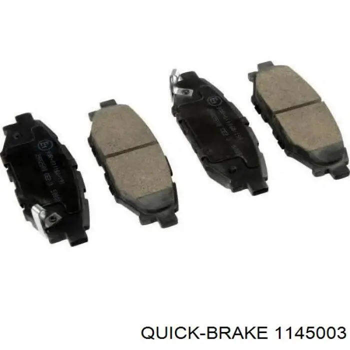 Ремкомплект супорту гальмівного переднього 1145003 Quick Brake