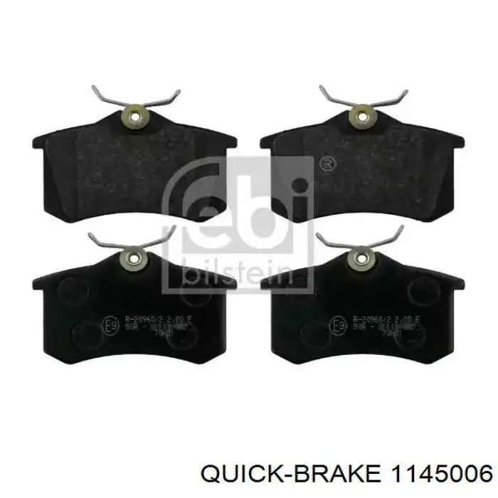 Купить 1145006 Quick Brake Ремкомплект суппорта тормозного, заднего
