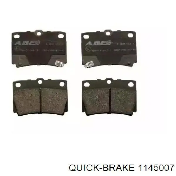 114-5007 Quick Brake kit de reparação de suporte do freio dianteiro