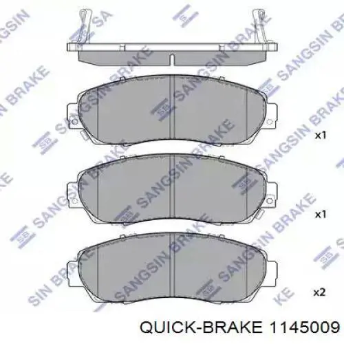 Ремкомплект суппорта 1145009 Quick Brake