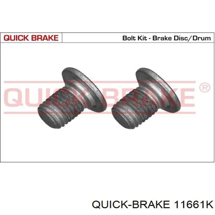 11661K Quick Brake болт тормозного диска