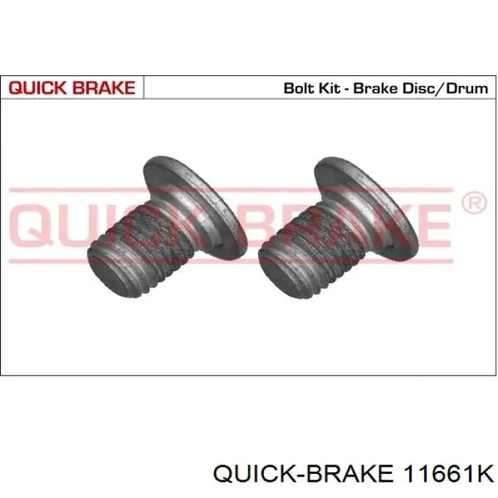 Болт тормозного диска QUICK BRAKE 11661K