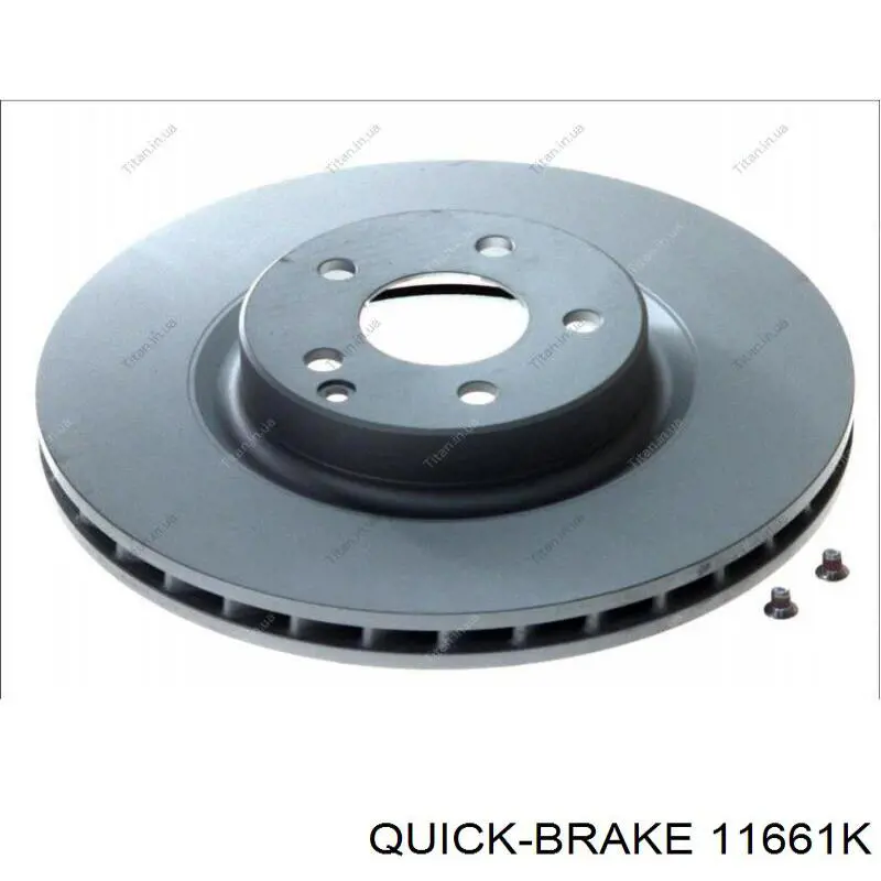 Perno de disco de freno 11661K Quick Brake