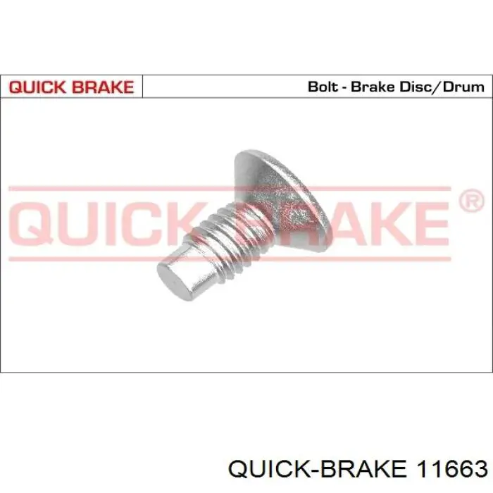 Болт тормозного суппорта 11663 Quick Brake