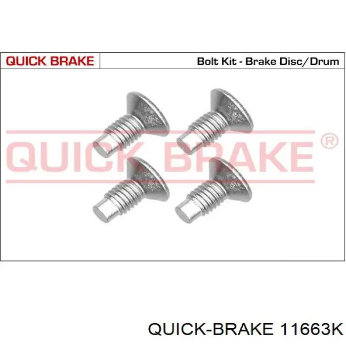 11663K Quick Brake болт тормозного суппорта