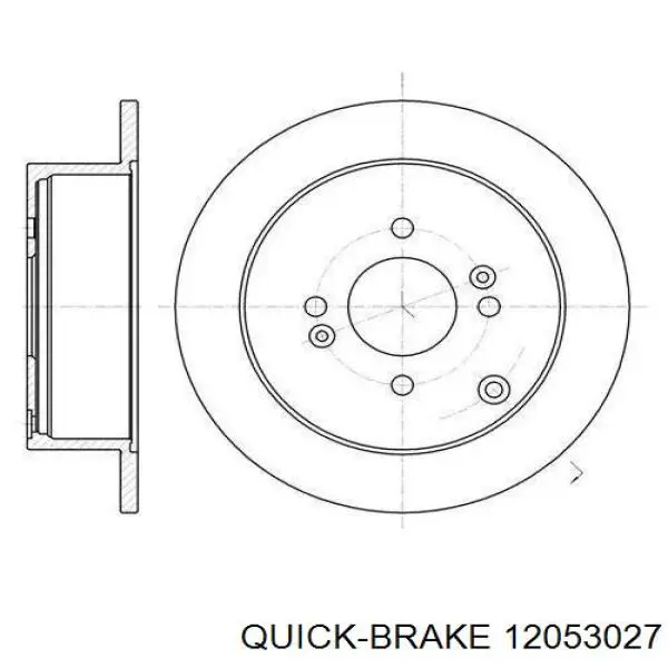 Купить 12053027 Quick Brake Ремкомплект ручника