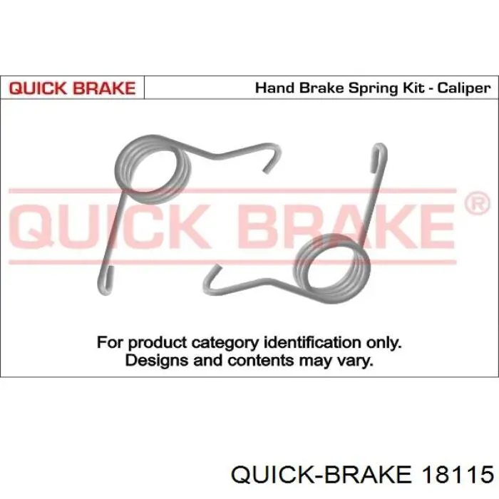 Пружинная защелка суппорта 18115 Quick Brake
