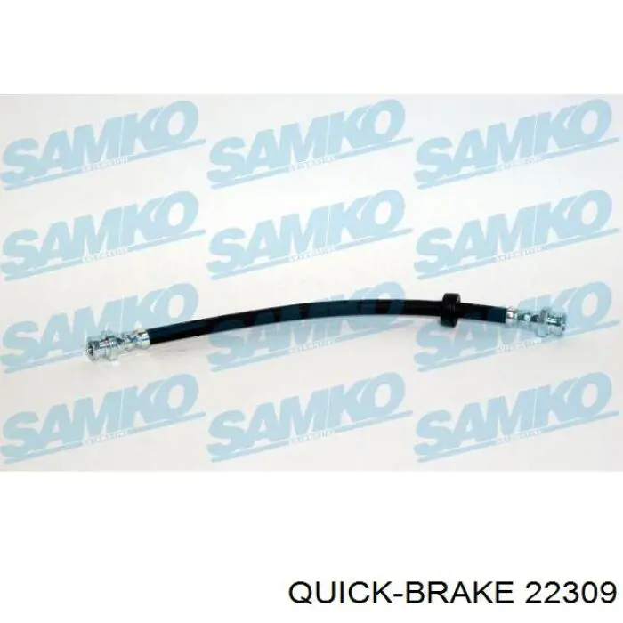 B45543810 Mazda Гибкая тормозная трубка задняя