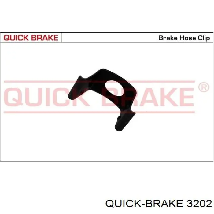 Скоба кріплення гальмівного шлангу 3202 Quick Brake