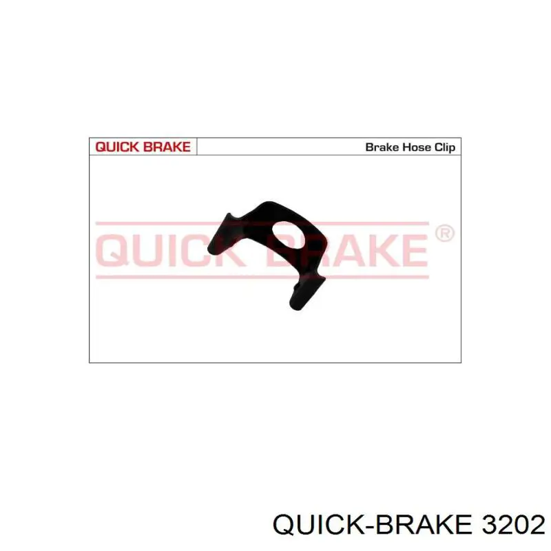 3202 Quick Brake braçadeira de fixação do freio de mangueira
