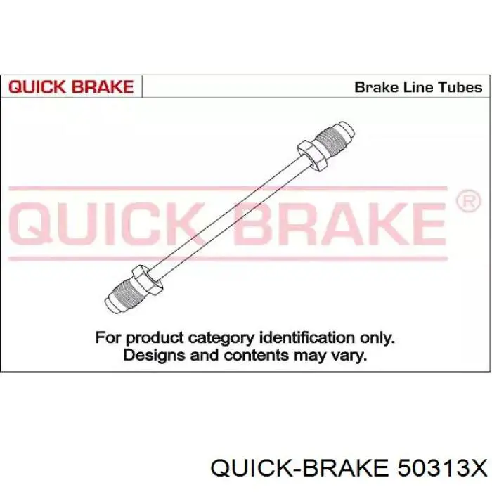 50313X Quick Brake mangueira do freio traseira