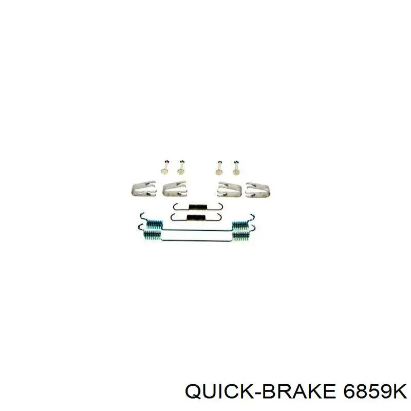 Ремкомплект тормозов задних Quick Brake 6859K цена, от 4.69 USD