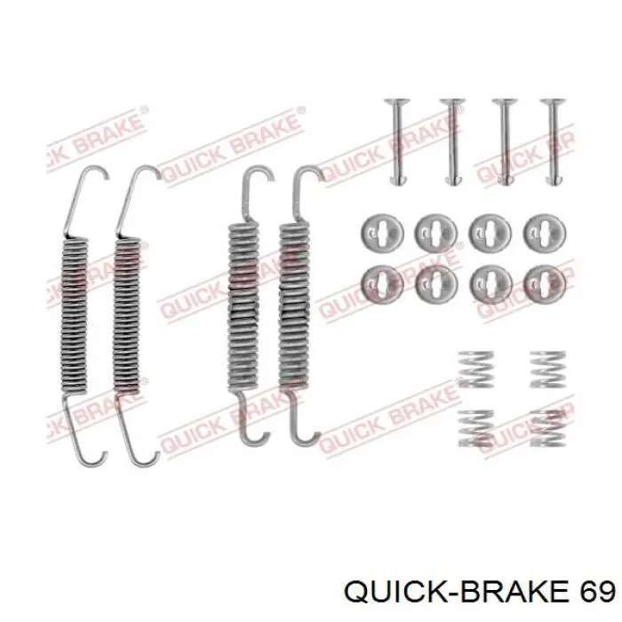 69 Quick Brake штуцер прокачки суппорта тормозного переднего
