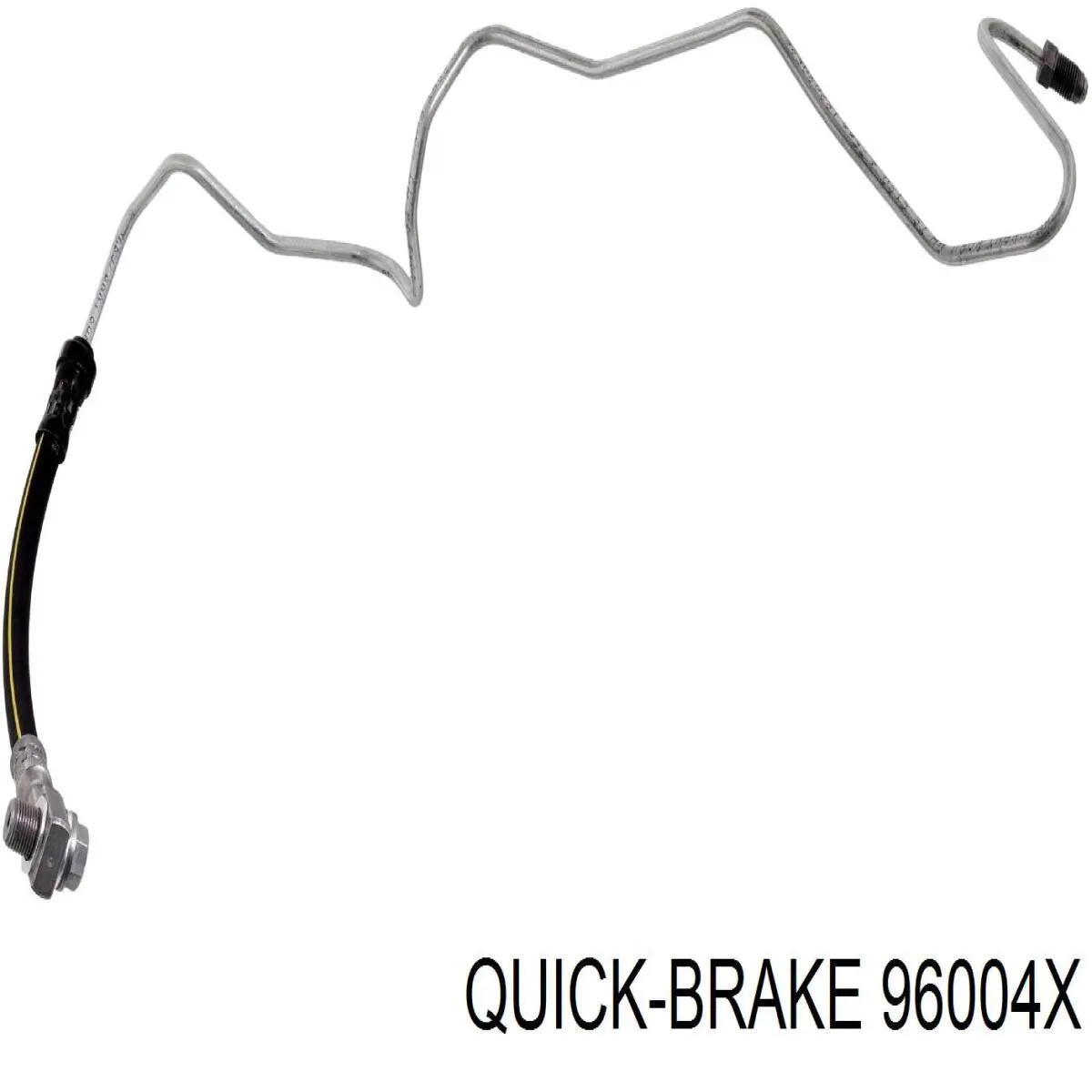 96.004X Quick Brake mangueira do freio traseira direita