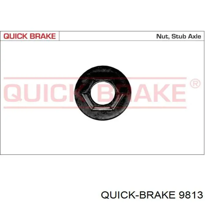 Гайка ступицы задней 9813 Quick Brake