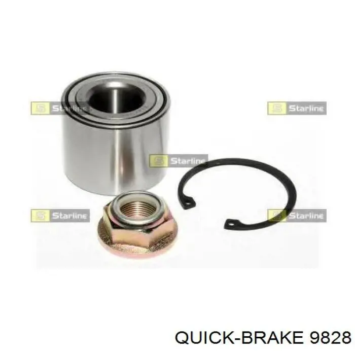 Заглушка маточини 9828 Quick Brake