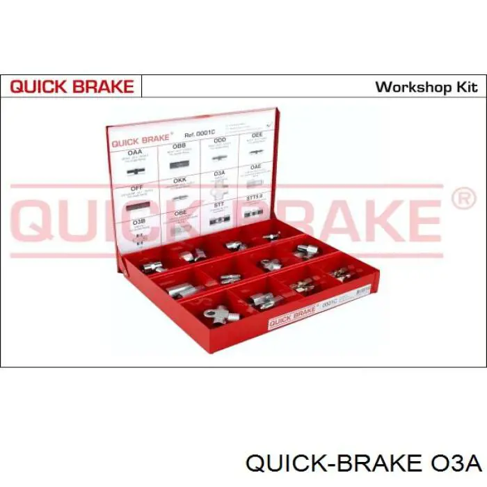 Tee de tubo de freno O3A Quick Brake