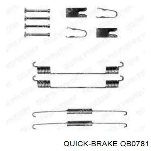 Колодки гальмові задні, барабанні QB0781 Quick Brake