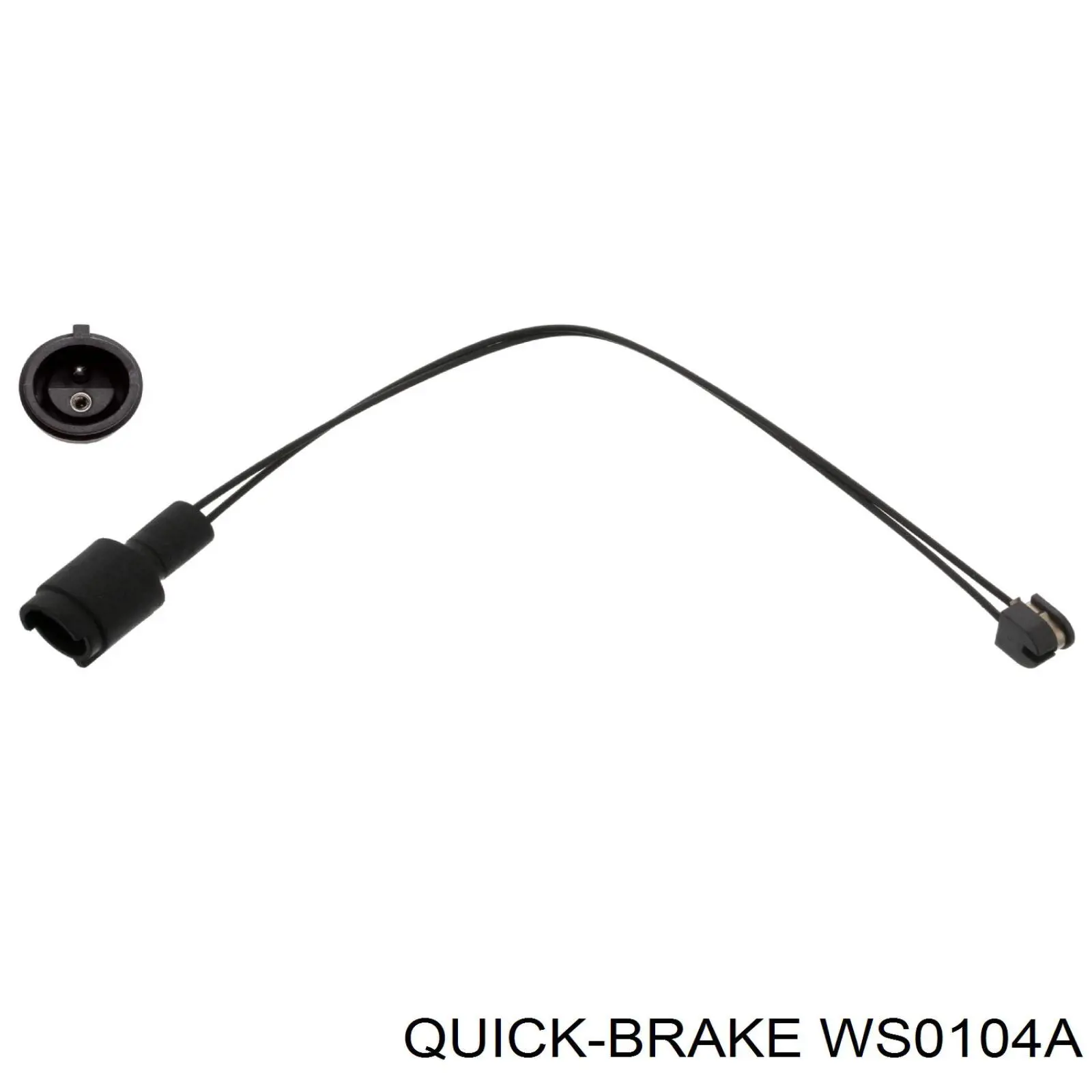 WS0104A Quick Brake датчик износа тормозных колодок передний