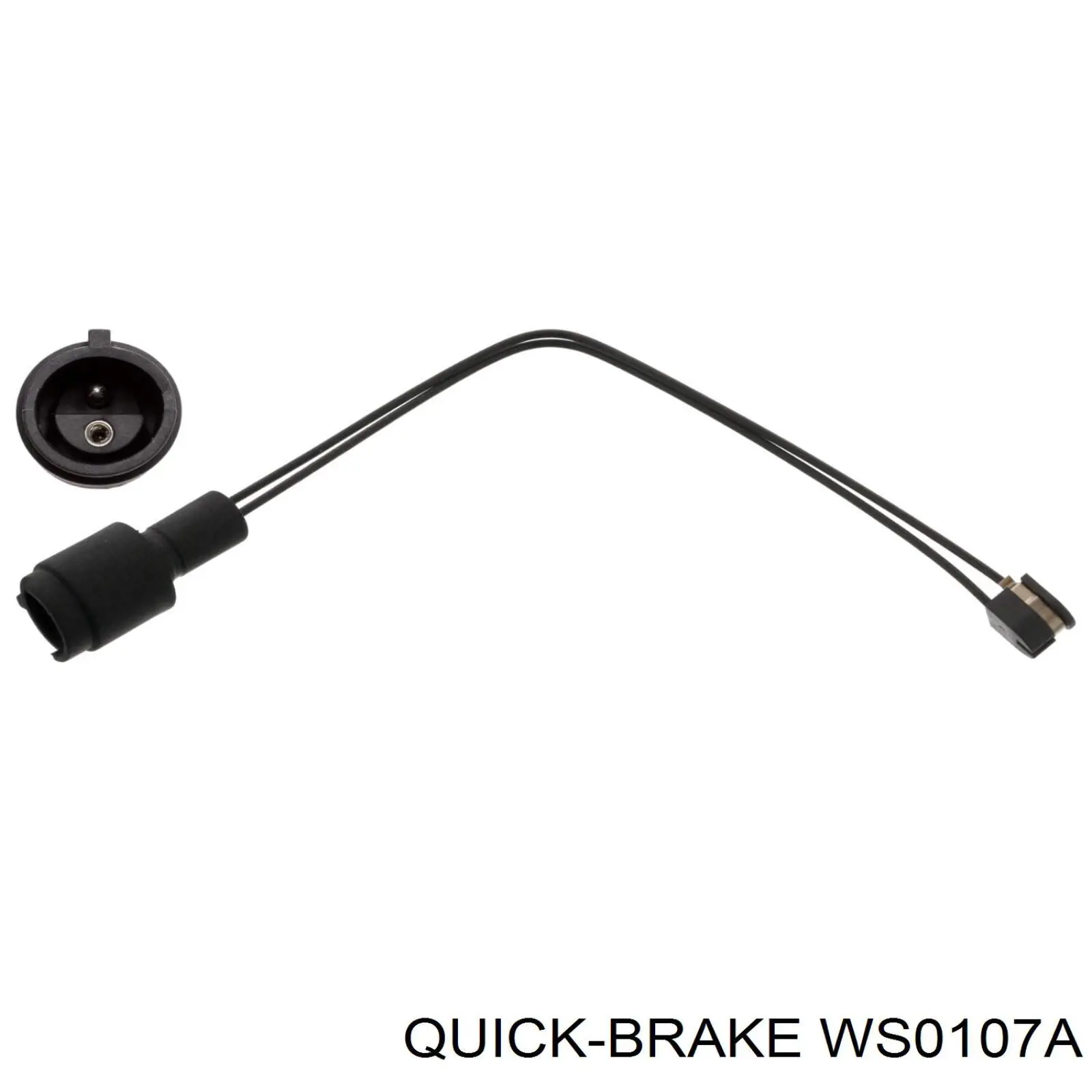 Contacto de aviso, desgaste de los frenos, trasero WS0107A Quick Brake