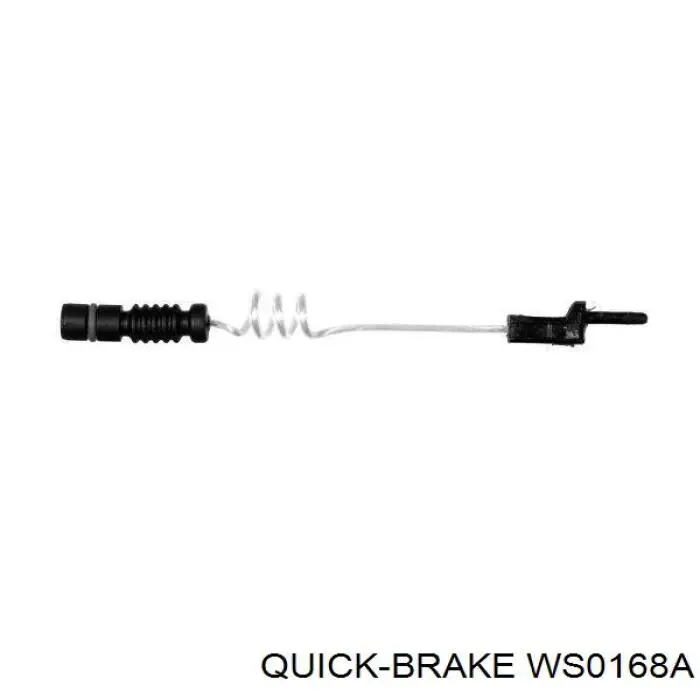 WS 0168 A Quick Brake sensor dianteiro de desgaste das sapatas do freio