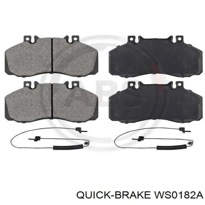 Датчик износа тормозных колодок, задний Quick Brake WS0182A цена, от 2.11 USD