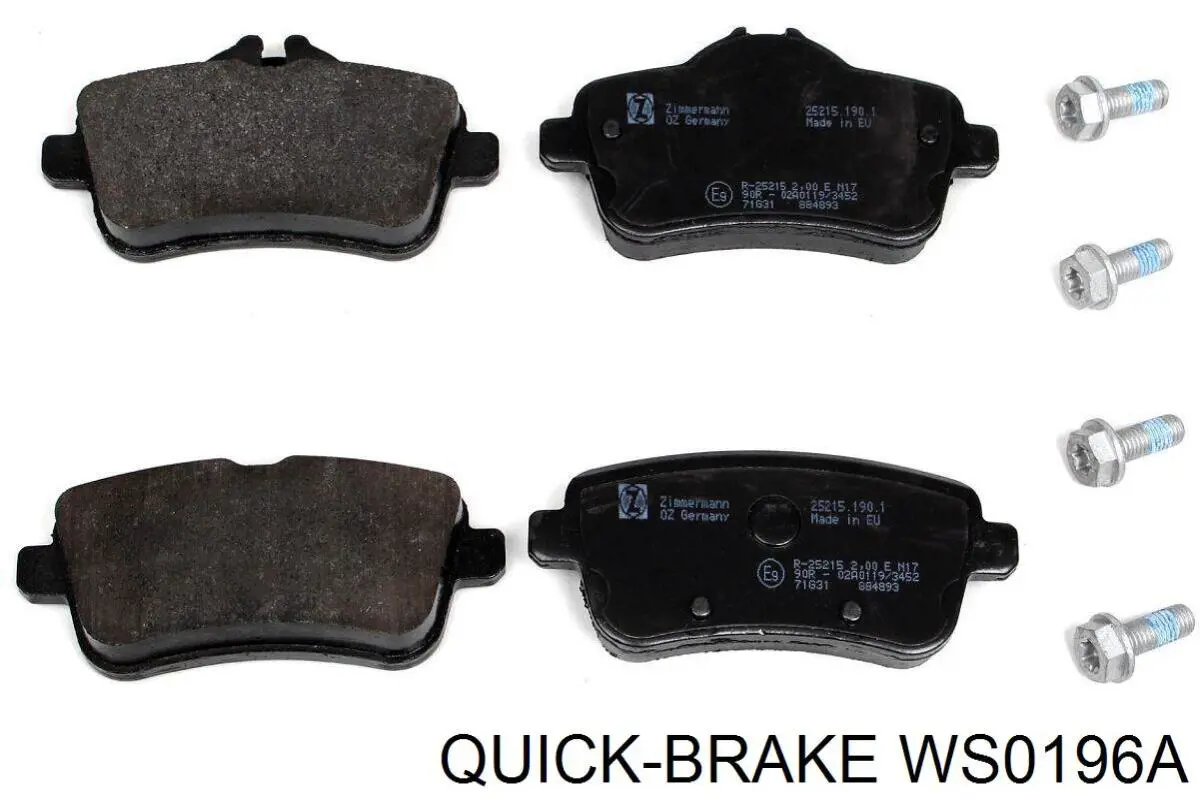Датчик износа тормозных колодок задний WS0196A Quick Brake