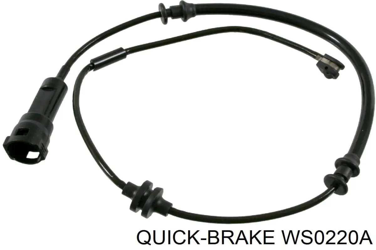 Contacto de aviso, desgaste de los frenos, delantero izquierdo WS0220A Quick Brake