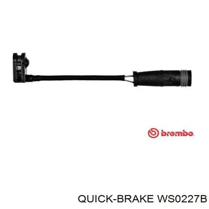 WS0227B Quick Brake датчик износа тормозных колодок передний