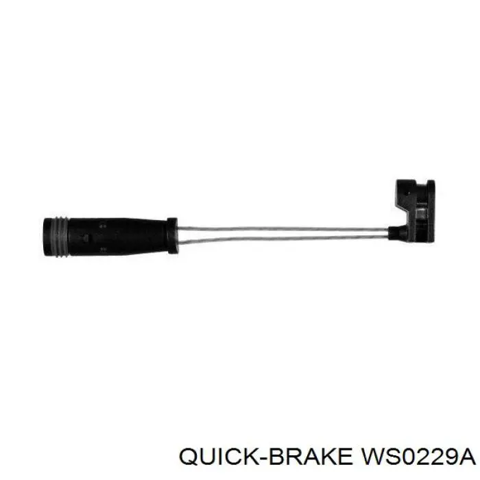 WS 0229 A Quick Brake sensor dianteiro direito de desgaste das sapatas do freio