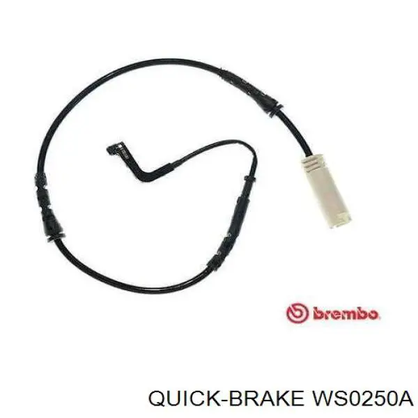 WS 0250 A Quick Brake sensor dianteiro de desgaste das sapatas do freio