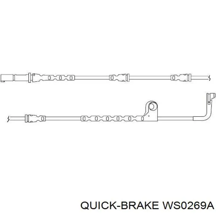 Передние тормозные колодки WS0269A Quick Brake