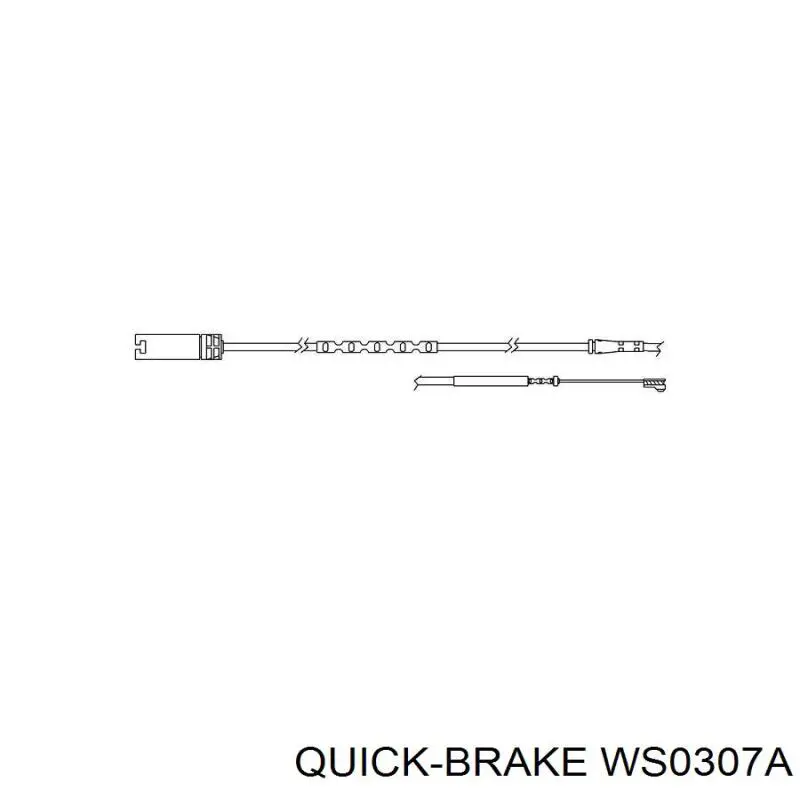 Передние тормозные колодки WS0307A Quick Brake