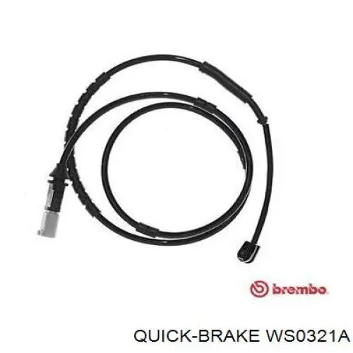 WS0321A Quick Brake датчик износа тормозных колодок задний
